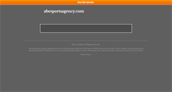 Desktop Screenshot of abesportsagency.com